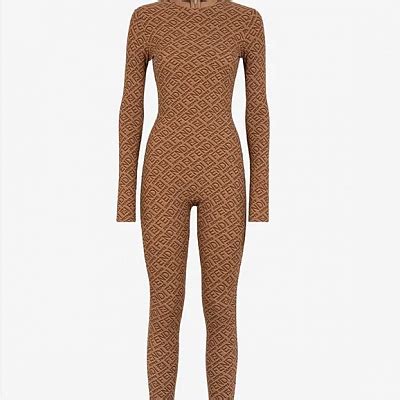 fendi skims lookbook|SKIMS Fendi jumpsuit.